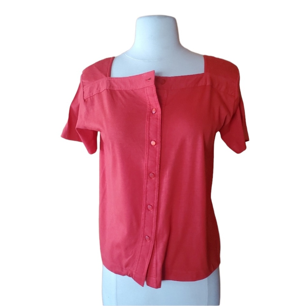 Vintage Jack Winter Red Button Down Shirt